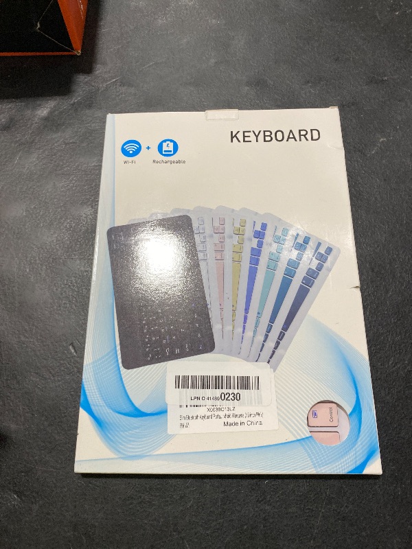 Photo 1 of Ultra-Slim Bluetooth Keyboard Portable Mini Wireless Keyboard Rechargeable for Apple iPad iPhone Samsung Tablet Phone Smartphone iPadOS iOS Android (10 inch Pink)