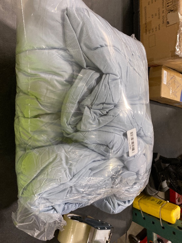 Photo 1 of EASELAND Full Size Mattress Pad Pillow Top Mattress Cover Quilted Fitted Mattress Protector 8-21" Deep Pocket Cooling Mattress Topper (54x75 Inches, Dusty Blue)