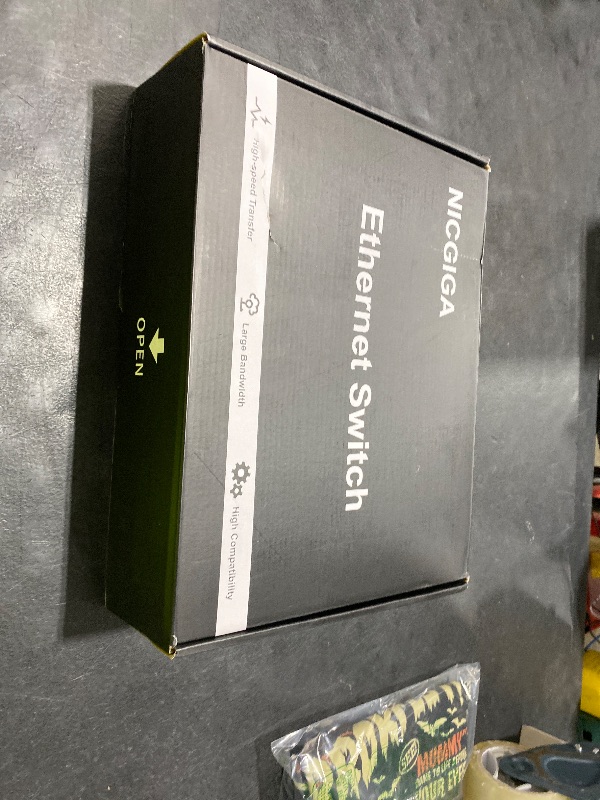 Photo 1 of 8 Port 10G Ethernet Switch Unmanaged,with 8X 10Gb Base-T Ports, NICGIGA 10Gbps Network Switch Easy for 10G NAS,PC,WiFi7 Router,10G Adapter/NIC. Desktop or 19-inch Rack Mount, Plug and Play.