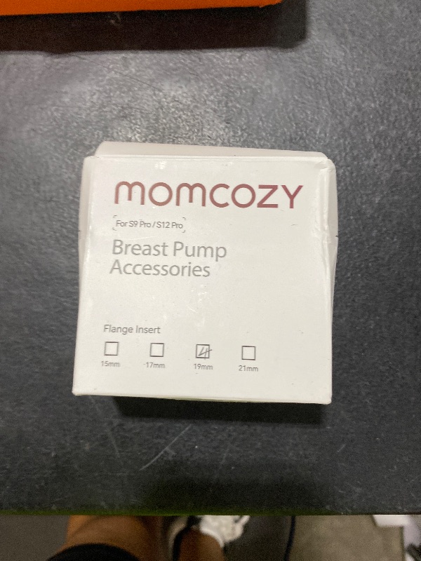 Photo 1 of Momcozy Flange Insert 19mm Compatible with 24mm Flange/Shield of Most Pumps, Insert for Breast Pump Replacement Accessories, 4PCS 19mm
