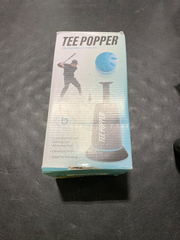 Photo 1 of Bandit Sports Tee Popper, Durable Nylon Strength for Long-Lasting Hitting, Batting Tee for Perfect Swings, Baseball Training for Practicing Hitting Without a Pitcher (Ball not Included)