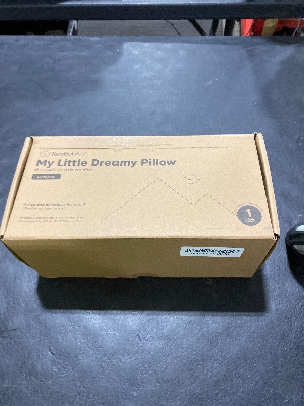 Photo 1 of Toddler Pillow with Pillowcase - 13x18 My Little Dreamy Kids Travel Bed Pillows for Sleeping, Organic Cotton Small Pillowcase, Soft & Breathable, Machine Washable, Toddlers 2-5 Years Old (Soft White)