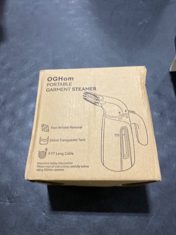 Photo 1 of OGHom Steamer for Clothes, Handheld Clothing Steamer for Garment, 240ml Big Capacity 700W Portable Travel Steam Iron (Only for 120V)