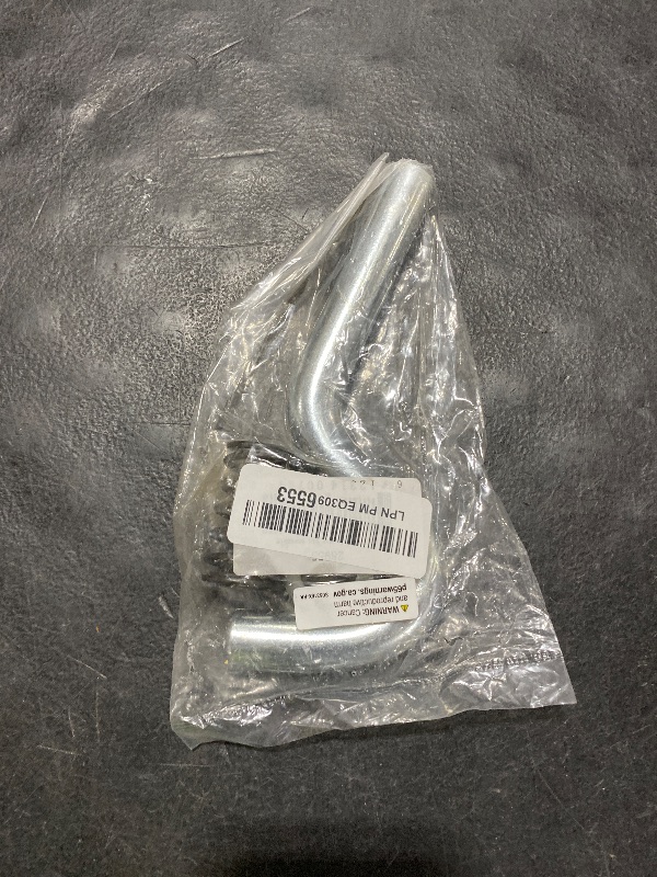 Photo 1 of CURT 28955 Replacement Direct-Weld Heavy Duty Trailer Jack Pull-Pin, CLEAR ZINC