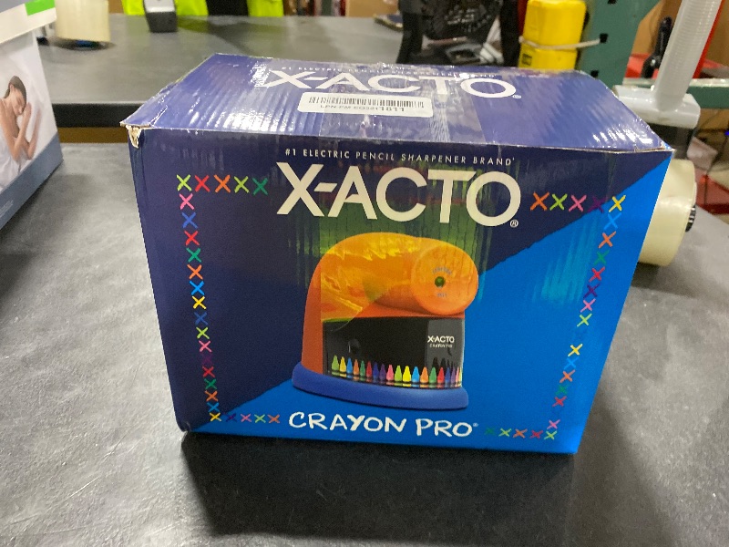 Photo 1 of X-ACTO Crayon Pro Electric Sharpener, SafeStart Automatic Motor, Great for Home or School Use
