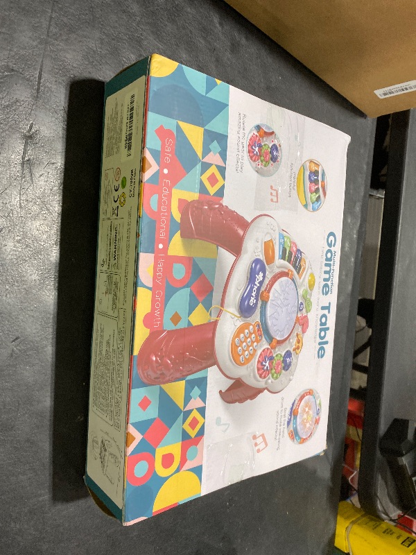 Photo 1 of BACCOW Baby & Toddler Toys, Baby Activity Center 6 to 12-18 Month Old, Learning Musical Table Toys for 1 2 3 Year Old Boys Girls Gifts