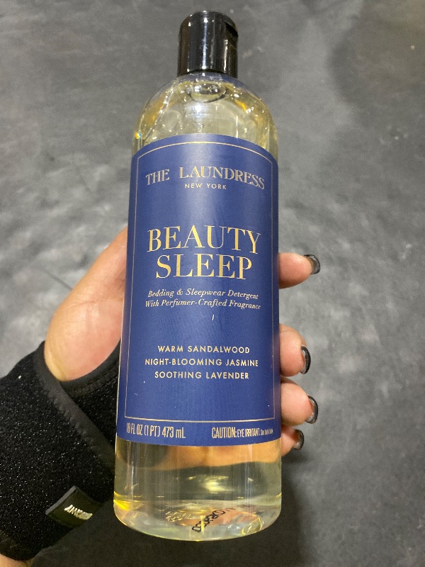 Photo 1 of The Laundress Beauty Sleep Luxury Laundry Detergent, Bedding & Sleepwear Concentrated Enzyme Bio-Based Formula, Perfumer-Crafted Lavender & Sandalwood Fragrance Blend, Stain Remover, 16 Oz, 15 Loads