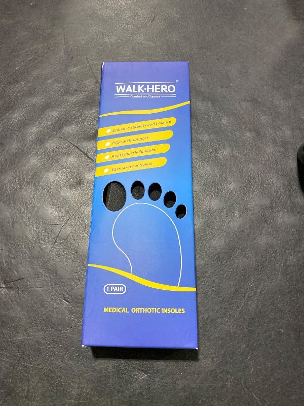 Photo 1 of Plantar Fasciitis Insoles for Men Women - Orthotics Inserts, Shoe Insoles Arch Support Flat Feet Inserts Work Boot Insoles for Standing All Day (Mens 9-9 1/2 | Womens 11-11 1/2)