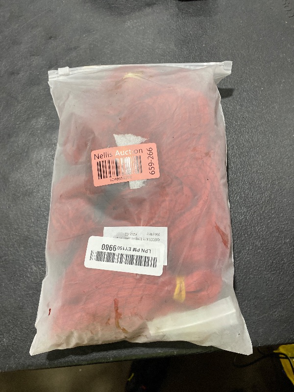 Photo 1 of AMZCOS Kids Costume Wig with Buns and Red Necklace Earrings Long Wavy Hair Wigs for Girls Halloween Cosplay