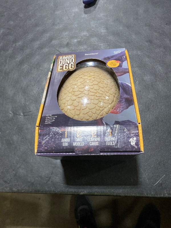 Photo 1 of Dan&Darci Jumbo Dino Easter Egg - Unearth 12 Unique Large Surprise Dinosaurs in One Giant Filled Egg -Easter Gifts for Kids - Discover Dinosaur Archaeology Science STEM Crafts Gifts for Boys & Girls