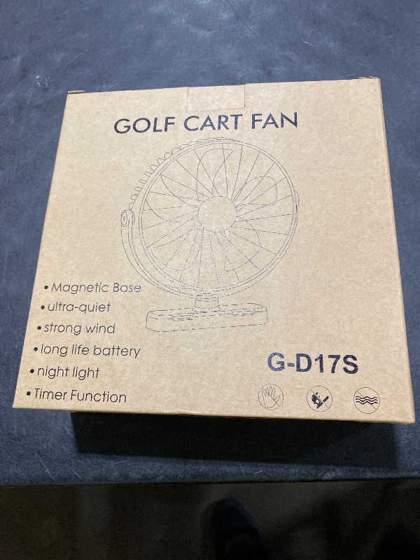 Photo 1 of AMACOOL Magnetic Golf Cart Fan Compatible with EZGO Club Car Yamaha, 10000mAh Rechargeable Portable Fan with 3 Powerful Wind Speeds, 45HRS Running, LED Lantern & Timer, Golf Cart Essential Accessories