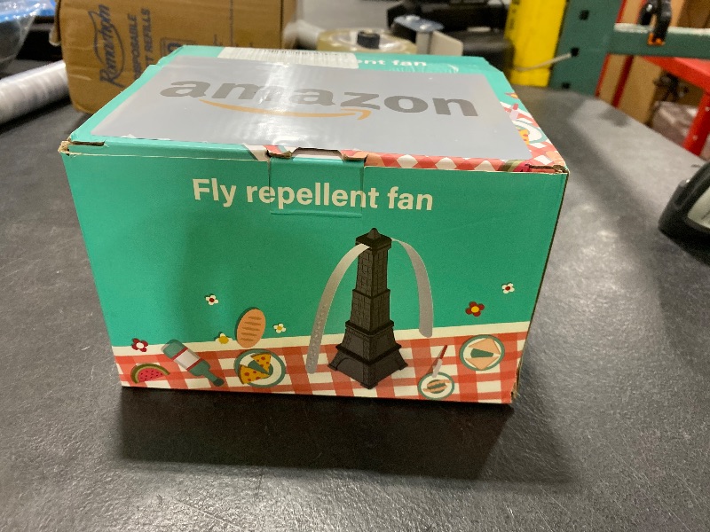 Photo 1 of STUHAND Fly Fans for Tables, Fly Repellent Fan Keep Flies Away, Battery Powered Bug Fans with Holographic Blades for Picnic, BBQ, Restaurant, Party and Kitchen, Indoor and Outdoor 4 Pack
