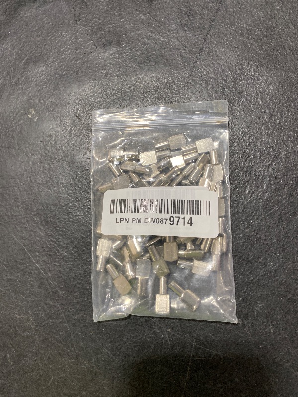 Photo 1 of 5mm Shelf Pegs Pins,60 Pieces Cabinet Furniture Spoon Shape Support Pegs for Shelves Nickel Plated