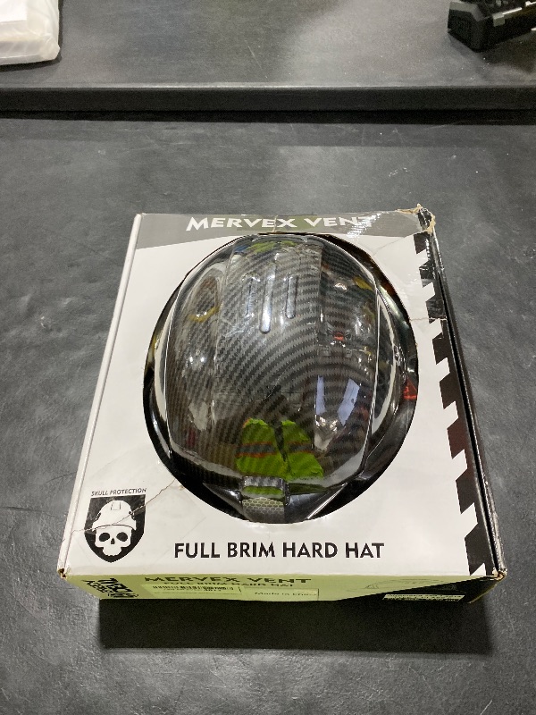 Photo 1 of GREEN DEVIL Full Brim Hard Hat with Built-in Visor Vented Construction Safety Helmet OSHA Approved Cascos De Construccion ABS Work Hardhat Helmets for Men Women OSHA Approved