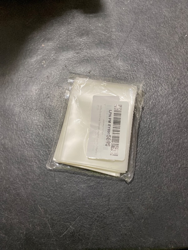 Photo 1 of 100 Pcs Frosted Semi-Transparent OPP Bags - Suitable for Packaging Cookies, Chocolate, Candy, Desserts, Snack Packs, Bread - Self-Adhesive, Mini, Gift Wrapping Bags (2.8 x 2.8 inches)