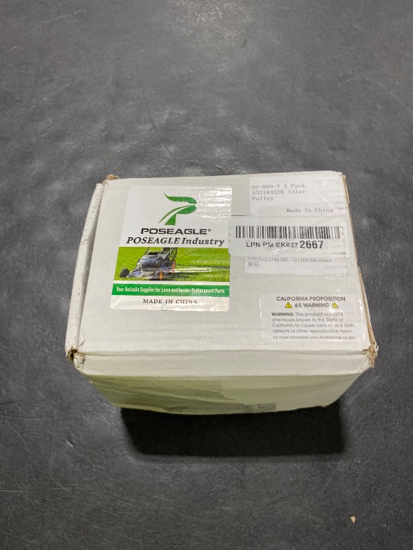 Photo 1 of POSEAGLE 2 Pack 532194326 Idler Pulley with 532194327 Idler Pulley 532130969 V Belt Replaces 194326, 194327 for Husqvarna LGT 2654, YTH 1542 XPT, YTH 20 K 46, YTH 2348, YTH 2454, LGT 2554 Ride Mowers