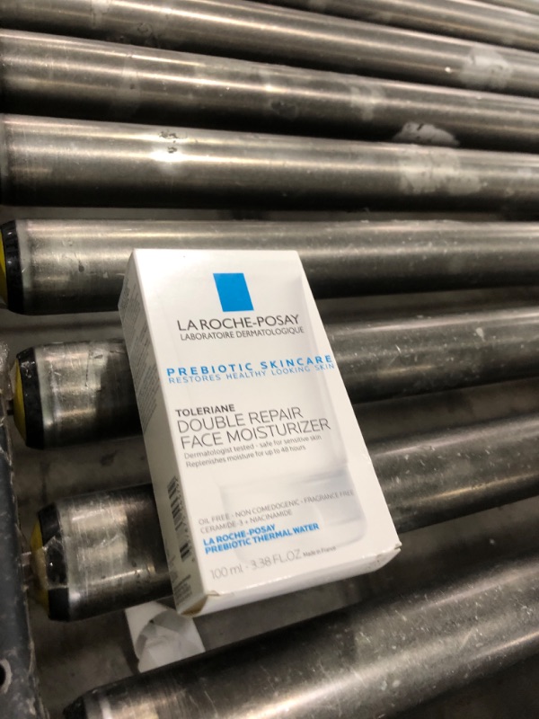 Photo 1 of La Roche-Posay Toleriane Double Repair Face Moisturizer, Daily Moisturizer Face Cream with Ceramide and Niacinamide for All Skin Types, Oil Free, Fragrance Free
