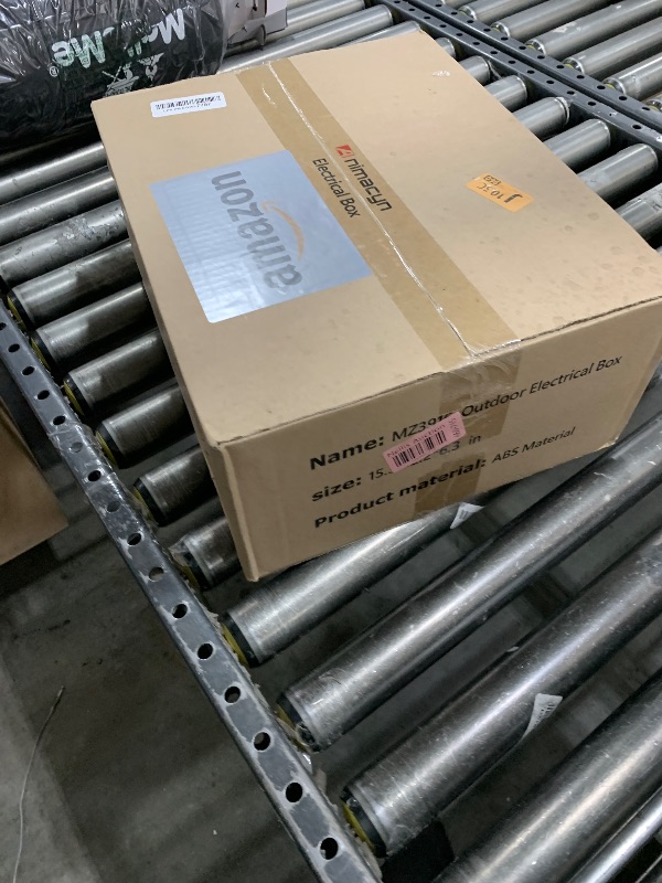 Photo 1 of ABS Electrical Junction Box, Ventilated Design, Cable Grommets, IP65 Waterproof Enclosure, Indoor/Outdoor Use with Mounting Panel. (Clear Cover, 15.5"x11.5"x6.2")