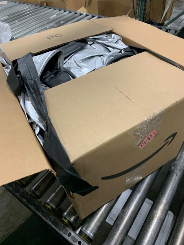 Photo 1 of FJWDSC Sliver Full Enclosed Larger SUV Car Cover Universal Fit Tahoe/Traverse,Sienna,BMW X7/XM,Audi Q6/Q7,GLS/EQS,Yukon,Lexus LX/TX,GL8,Odyssey,Ford Flex,Durango,Infiniti QX60/80,EM90,Pacifica