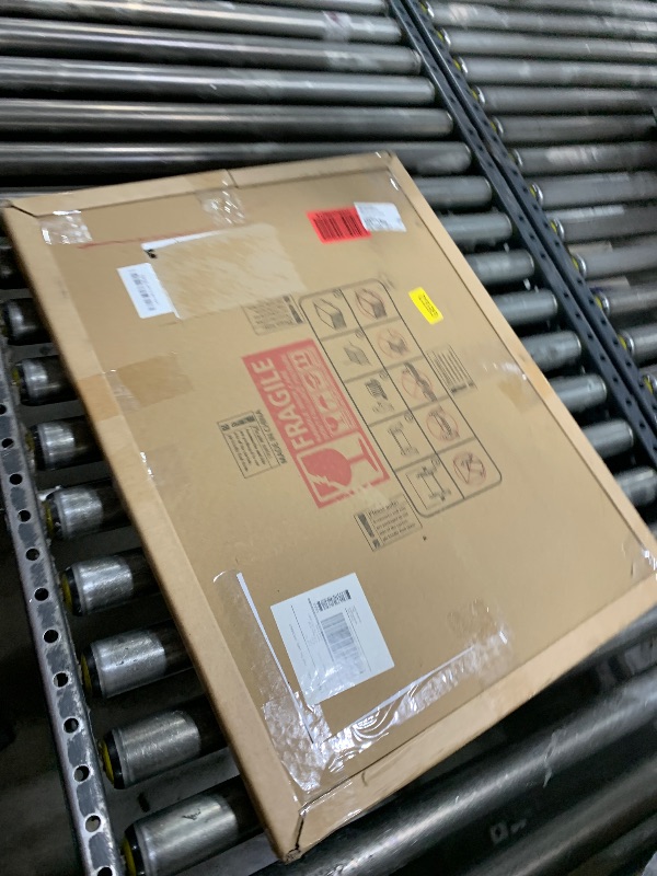 Photo 1 of AMUSIGHT Black Dry Erase Board, 24" x 18" Magnetic Large Black Glass Board Frameless Wall Mounted Glass Whiteboard for Office, School & Home with 1 Acrylic Marker Tray & 3 Strong Magnet