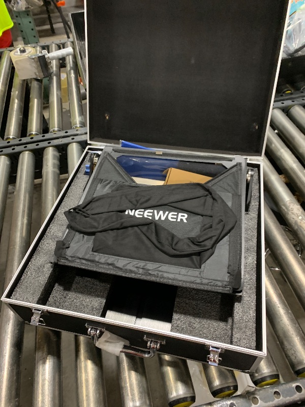 Photo 1 of NEEWER Teleprompter X17 II with RT113 Remote/APP Control, 17" HD Beamsplitter All Metal Frame Upgraded Camera Mount QR Plate Compatible with Manfrotto 501PL iPad iPhone, Max Load 44.1Ib, Assembly Free