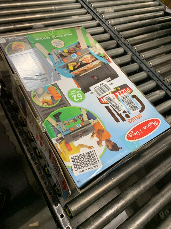 Photo 1 of Melissa & Doug Deluxe Wooden Barbecue Grill, Smoker & Pizza Oven, Toy Food & Kids Play Kitchen Accessories, Preschool Learning Toys for Girls & Boys 3+ - FSC Certified