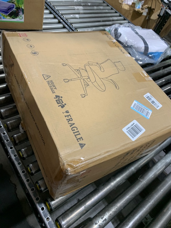 Photo 1 of Office Chair for Home Small Spaces, Home Office?Adjustable Height?2D Headrest? Adjustable PU Surface Armrest with Move Up and Down Lumbar Support? High Back Mesh Computer Chair