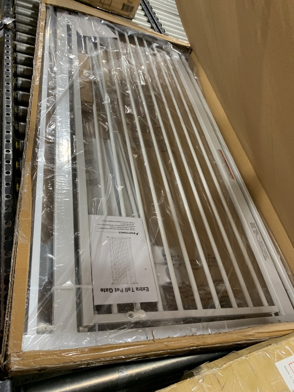 Photo 1 of 57" Extra Tall Cat Gate for Doorway,29.5"-38.5" Width, Extra Tall Baby Gate Tall Dog Gate Wide Baby Gate Safety,Narrow Auto-Close for Indoor Stairs, Doorways, and Kitchen
