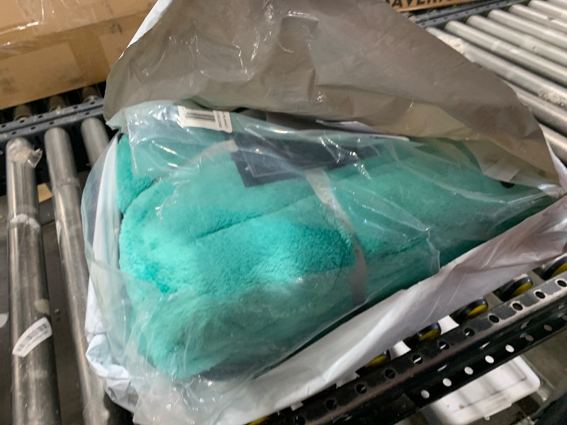 Photo 1 of Superior Classic Solid Fleece Blanket, Thick, Cozy, Warm Blankets, Velvety Soft Plush Bedding and Sofa Throw, Cute Bedroom Decor, Fuzzy Cover, Medium Weight Comfort Essentials, Full/Queen, Turquoise