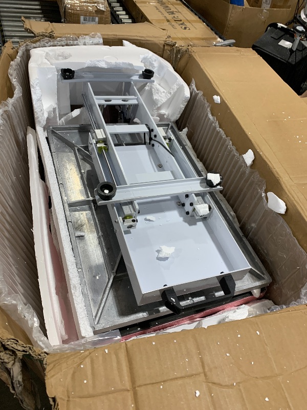 Photo 1 of 16x24 Semi-Automatic Heat Press Machine with Auto Open & Slide-Out Base – Perfect for Designers and Independent Creators (Pink+White, 16'' x 24'' (40 x 60cm))
