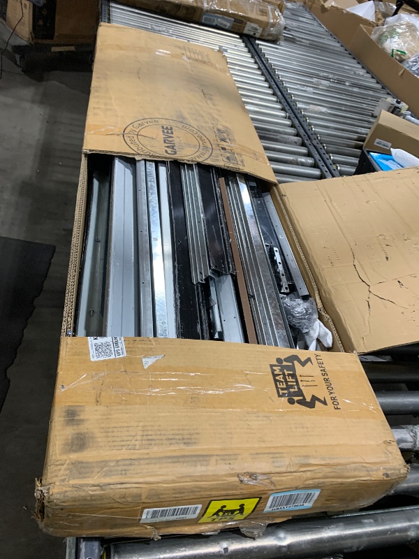 Photo 1 of (INCOMPLETE SET) GarveeLife 7.5 x 8.5 Ft Outdoor Storage Shed with Updated Frame Structure & Lockable Door, Waterproof Practical Garden Patio Lawn Poolside Metal Tool Shed Designed for Organization & Storage, Brown