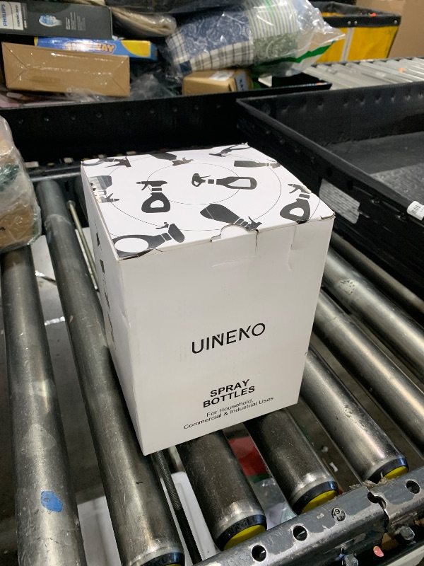 Photo 1 of Uineko Plastic Spray Bottle (4 Pack, 24 Oz, All-Purpose) Heavy Duty Spraying Bottles Leak Proof Mist Empty Water Bottle for Cleaning Solution Planting Pet with Adjustable Nozzle and Measurements