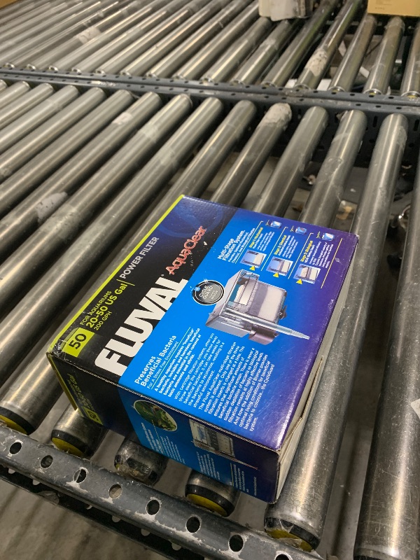 Photo 1 of Fluval 50 Power Filter – Aquarium Filter for 20 to 50 Gallon Fish Tanks – Quiet Energy Efficient Pump – Mechanical, Chemical & Biological Filtration – Easy Install & Maintenance (Packaging May Vary)