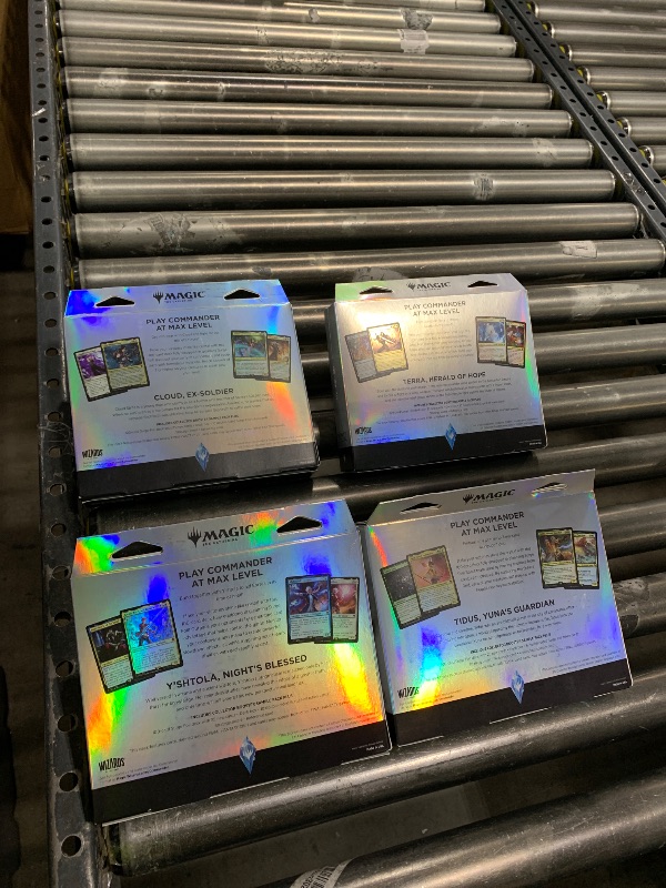 Photo 1 of Magic: The Gathering - Final Fantasy Collector’s Edition Commander Deck Bundle - Includes All 4 Surge Foil Decks