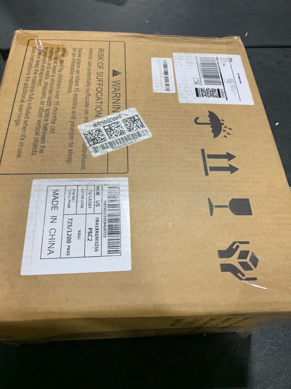 Photo 1 of CHERIMOR Queen Air Mattress with Built in Pump, 18" Elevated Height, 48Hr Leak-Tested, Honeycomb Coil Support, 800 lbs Capacity, Fast 3-Min Inflation–Blow Up Mattress for Guest Room & Sleepover
