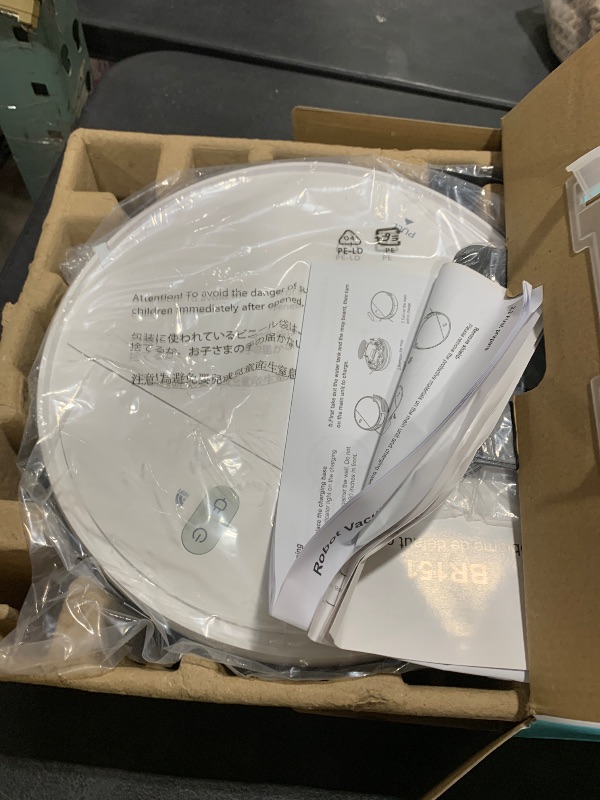 Photo 1 of Robot Vacuum and Mop Combo, 2 in 1 Mopping Robot Vacuum Cleaner with Schedule, Wi-Fi/Voice/App, Strong Suction, Easy of Use, Self-Charging Robotic Vacuum, Slim, Ideal for Hard Floor, Pet Hair, Carpet