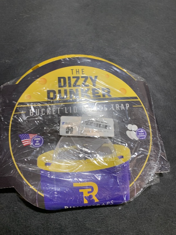 Photo 1 of RinneTraps | Dizzy Dunker Bucket Lid Mouse Trap | Made in USA | Multi Catch | Humane | Indoor/Outdoor | (1 Pack