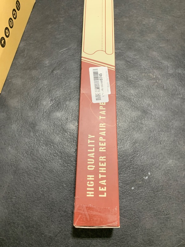 Photo 1 of Self Adhesive Leather Repair Patch Kit, 31.5 in x 16 in Large Vinyl Leather Repair Tape for Furniture, Car Seat, Couch, Sofa, Chair Reddish Brown