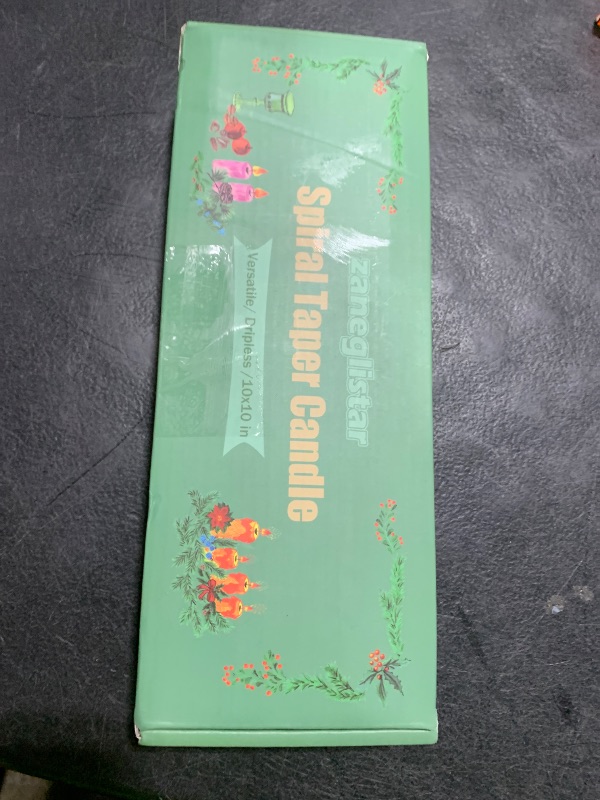 Photo 1 of 10 Inch 10 Pack Soft Baby Pink Spiral Taper Candle Set, Dripless Long Burning Time Candlesticks for Dinner Baby Shower Party Brithday Wedding Engagement Party and Home Decor