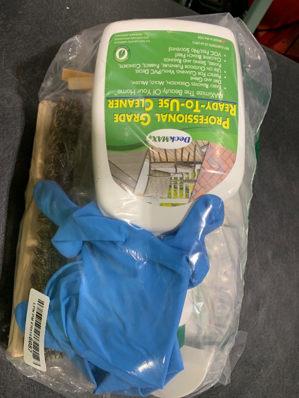 Photo 1 of DeckMAX E2 PVC Deck Revitalizer - PVC Color Restorer. Rejuvenates Your Deck & Removes Stains & Scuffs. The E2 Bundle Contains What You Need to Clean & Restore Original Color to PVCs & Decks