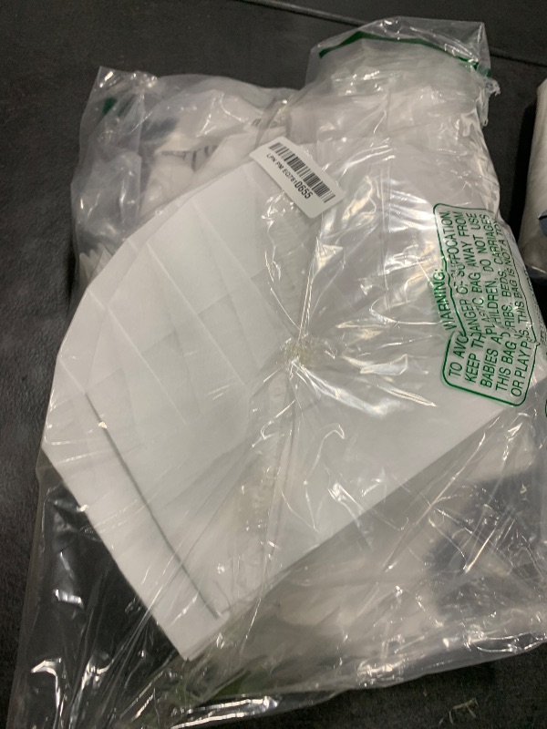 Photo 1 of 100 Pieces White Chef Hats Kids Adjustable Kitchen Cooking Chef Cap Non Woven Fabric Chef Toques Head Catering Baker Hats for Cooking Baking Barbecue Party Home School and Restaurant