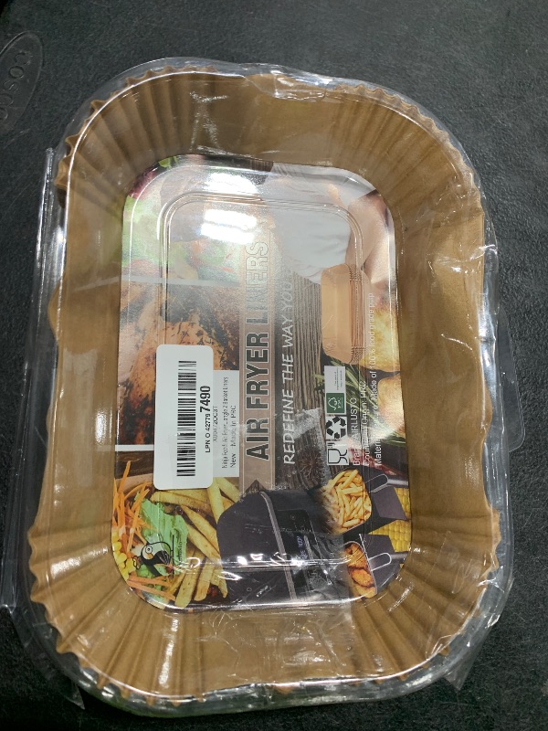 Photo 1 of Ninja Foodi Air Fryer Liners, Ninja Air Fryer Liners Disposable, Ninja DZ071 Foodi Ninja Dual Air Fryer Parchment Paper Liners, Rectangular Airfryer Paper Liners, Rectangle 2 Basket Liners