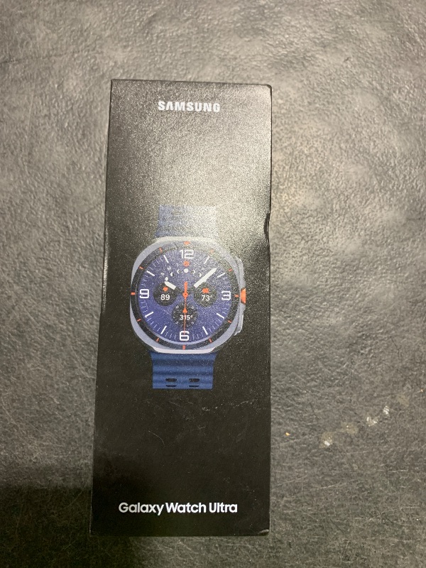 Photo 1 of Samsung Galaxy Watch Ultra (2025) 47mm LTE Smartwatch, Titanium Casing, Advanced Sleep Coaching, Running Coach, Energy Score, Heart Rate Tracking, GPS, Titanium Blue [US Version, 2 Yr Warranty]