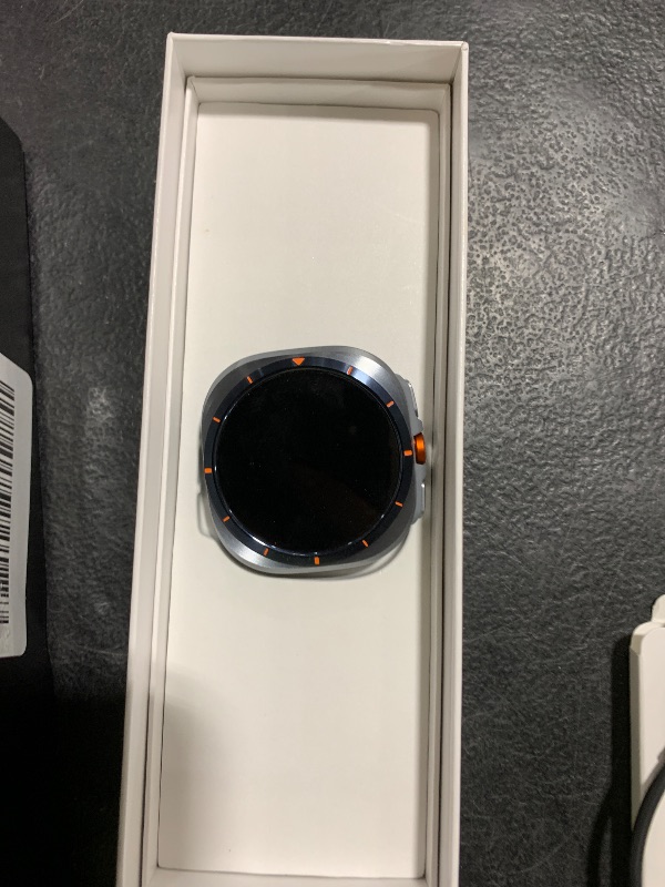 Photo 1 of Samsung Galaxy Watch Ultra (2025) 47mm LTE Smartwatch, Titanium Casing, Advanced Sleep Coaching, Running Coach, Energy Score, Heart Rate Tracking, GPS, Titanium Blue [US Version, 2 Yr Warranty]