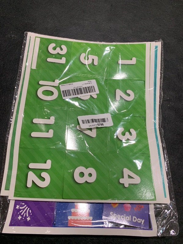 Photo 1 of Eamay Calendar Pocket Chart Cards and Classroom Calendar Cards Kit for Homeschool -71cards (71)