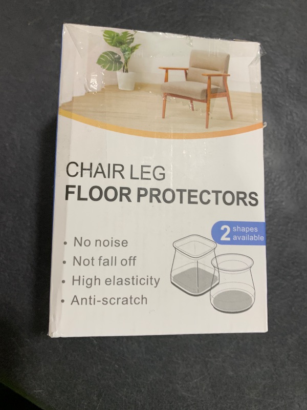 Photo 1 of 16 Pcs Chair Leg Protectors for Hardwood Floors, Silicone Felt Furniture Leg Cover Pad for Protecting Floors from Scratches and Noise, Smooth Moving?Large(Fit Round Diameter 1-5/16" to 2")