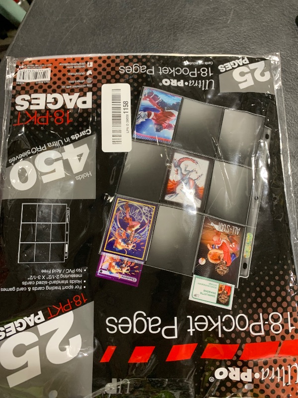Photo 1 of Ultra PRO Silver Series 18-Pocket Pages (25 ct.)