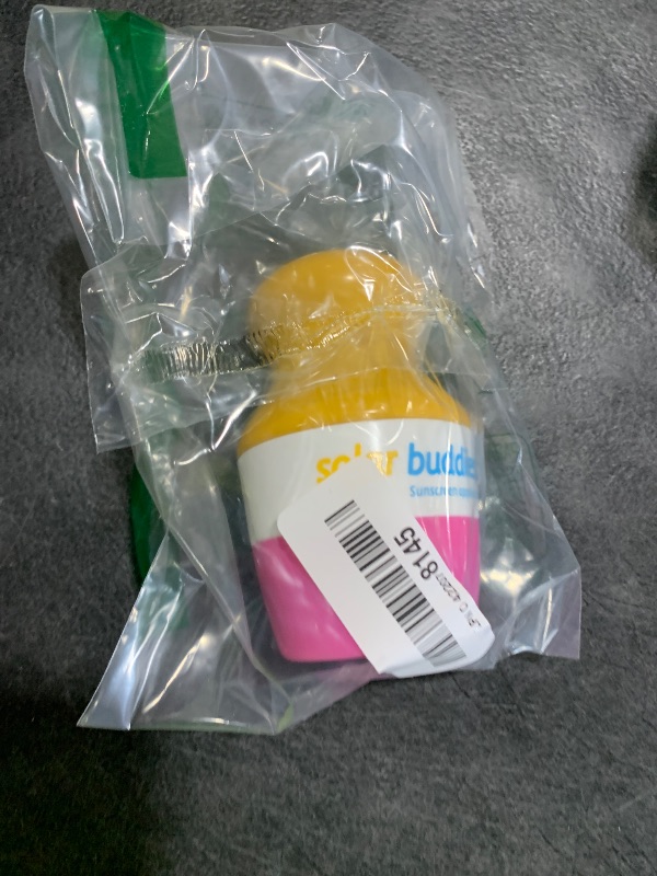 Photo 1 of Solar Buddies Sunscreen Applicator - Single Pink - Refillable Roll on Sponge Sunscreen, Suncream & Lotion Applicator For Kids, Adults & Families - Holds 3.4fl oz, Perfect Size for Travel