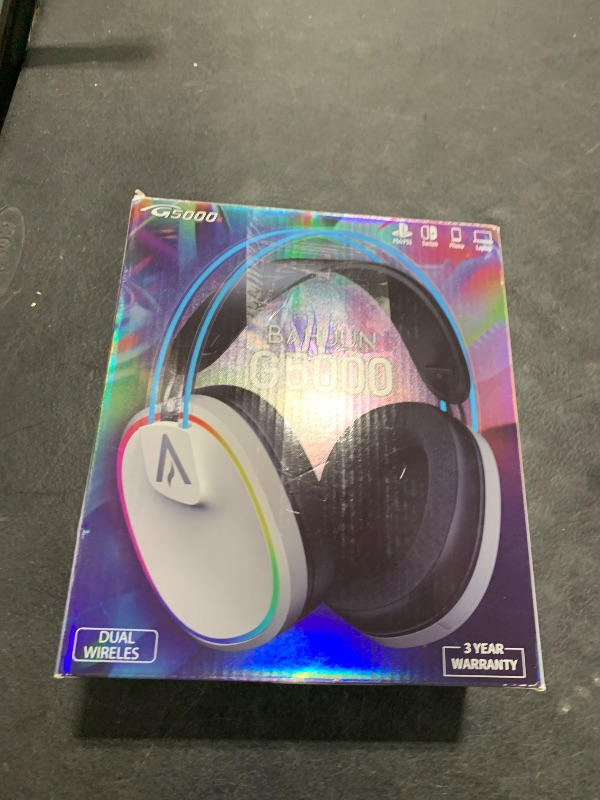 Photo 1 of Buwnia G6000 Gaming Headset, with Noise Canceling Mic, Over-Ear for ps5, ps4, PC