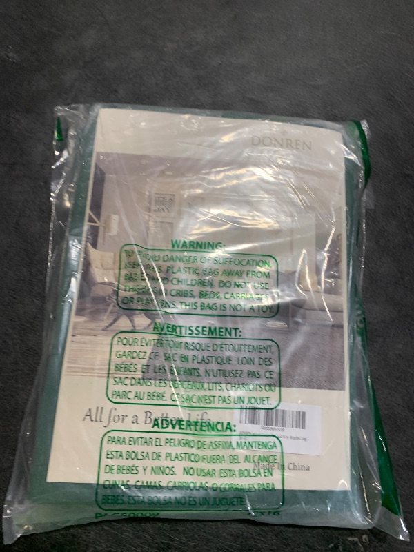 Photo 1 of DONREN 48 Inch Curtains Emerald Green Blackout Curtains - All Season Thermal Insulated Rod Pocket Curtain Panels for Kids Room (2 Panels,52 W by 48 inches Long)